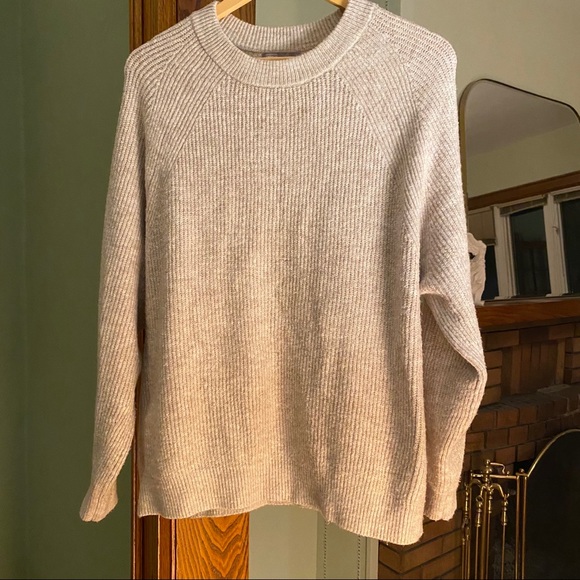 Asos Maternity Beige Balloon Sleeve Sweater - Picture 5 of 7